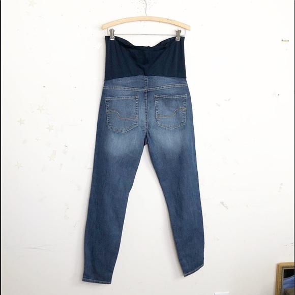 LEVI Strauss signature XL maternity skinny distressed jeans - Picture 8 of 9